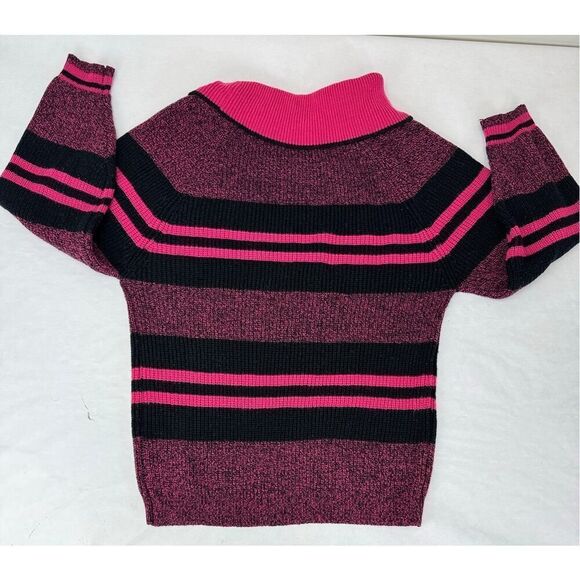 Vintage 1985 Sweater Gitano Sweater Mini Dress - Medium - Picture 5 of 5